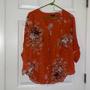Torrid buttoned blouse